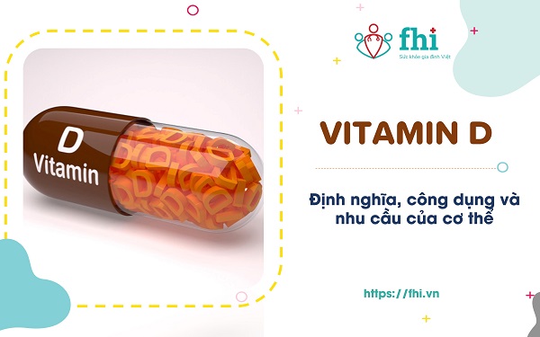 vitamin D và công dụng với sức khoẻ